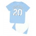 Tanie Strój piłkarski Manchester City Bernardo Silva #20 Koszulka Podstawowej dla dziecięce 2023-24 Krótkie Rękawy (+ szorty)